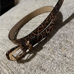 Leopard Print Women's Belt